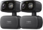 Tapo 2K Indoor/Outdoor Pan/Tilt Wired Security Camera by Tapo