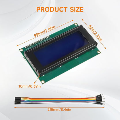 HUAREW 2pcs I2C IIC TWI 2004 Serial LCD Display Module 20x4 Compatible - Image 2