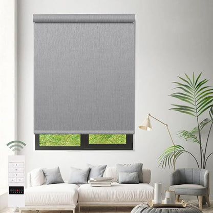 Zshine Motorized Blackout Window Blinds Customize Width Remote Control Wireless - Image 6