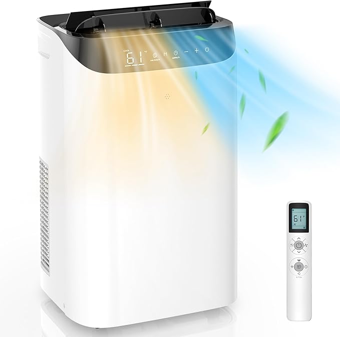 14000 BTU Portable Air Conditioner and Heater by Domanki
