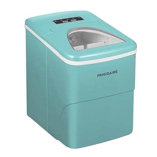Frigidaire EFIC108-Blue Compact Ice Maker, Counter-top Portable, 26 lb per Day by Frigidaire