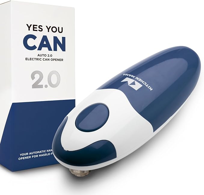 Kitchen Mama Auto 2.0 Electric Can Opener: Blade Opens Almost Any Can Pop or by KitchenMama