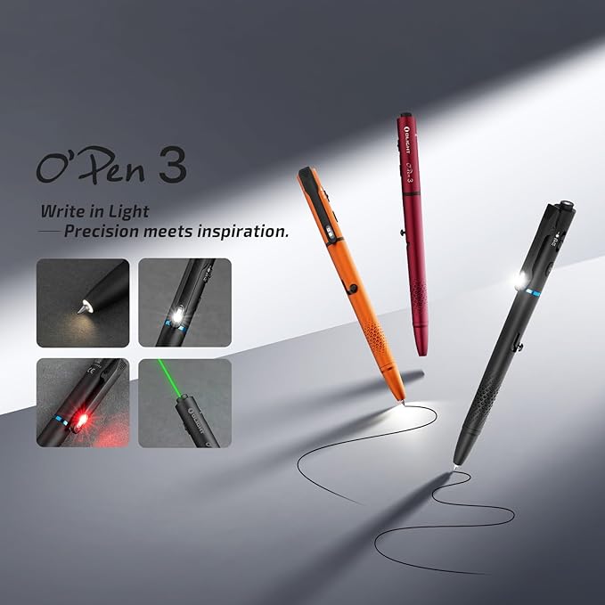 OLIGHT O'Pen 3 EDC Pen Light, 120 Lumens - Image 7