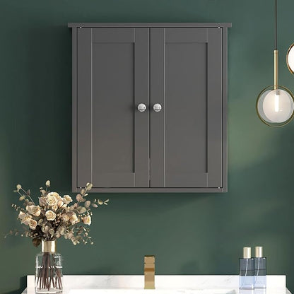 Black Bathroom Wall Cabinet, Medicine Cabinet Over Toilet, Bathroom Cabinet - Image 7