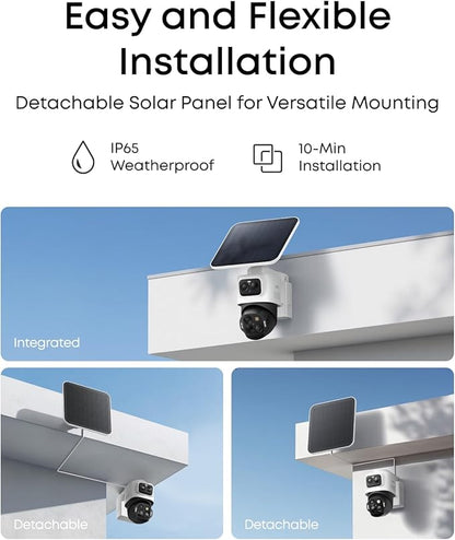 eufy Security eufyCam S4 2-Cam Kit, 4K Solar Camera Wireless Outdoor, Triple - Image 7