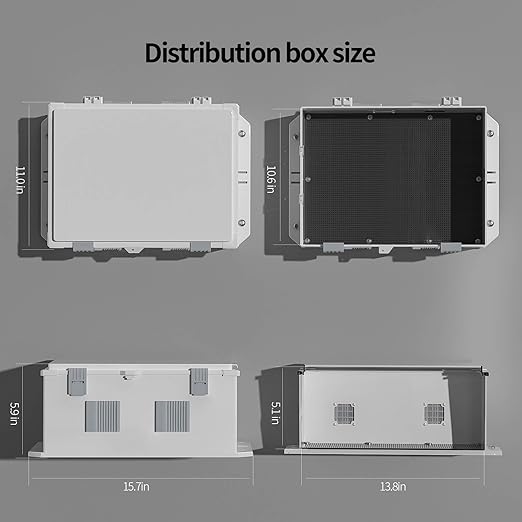 Namunanee Outdoor Electrical Junction Box, ABS Water Resistant Enclosure - Image 6