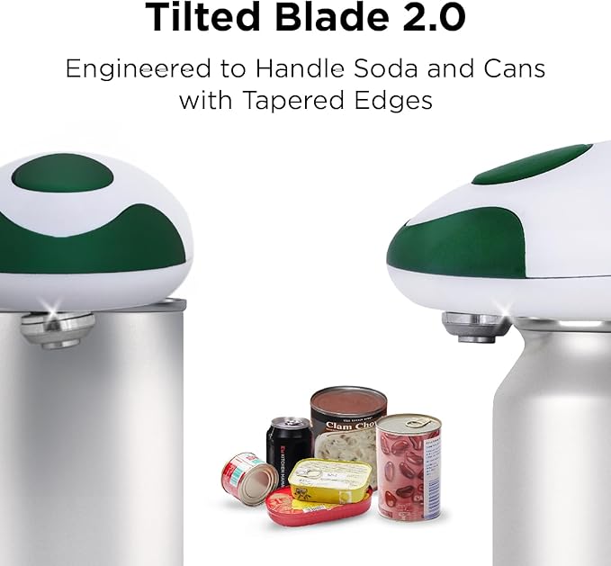 Kitchen Mama Auto 2.0 Electric Can Opener: Blade Opens Almost Any Can Pop or - Image 5