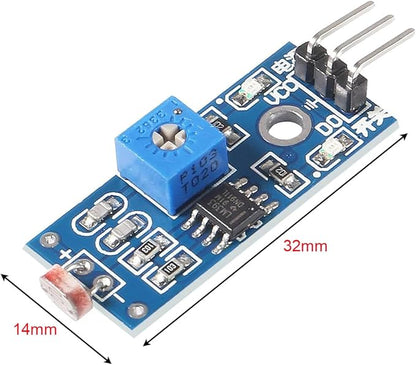 Gebildet 10pcs LDR Photosensitive Sensor Module 3 Pins 5MM Light Dependent - Image 2