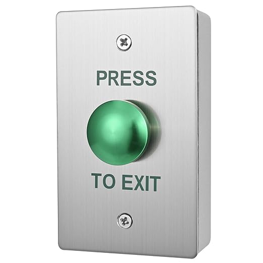 Push to Exit Button for Door Access Control Big Press Button Waterproof by YUANWIN