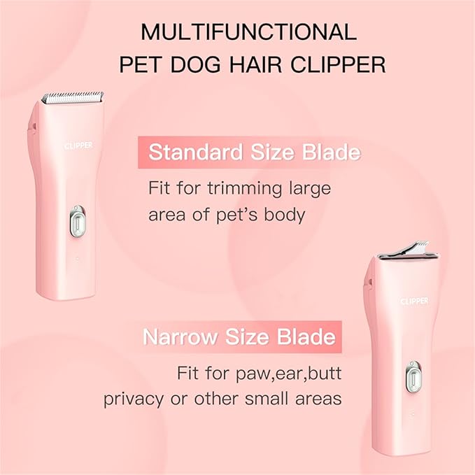 2 in 1 Prowerful Home Professional Dog Grooming Kit Clipper Low Noise USB - Image 3