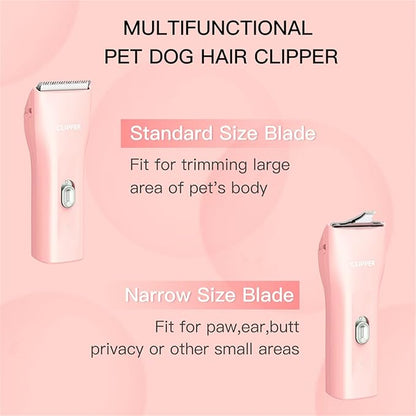 2 in 1 Prowerful Home Professional Dog Grooming Kit Clipper Low Noise USB - Image 3
