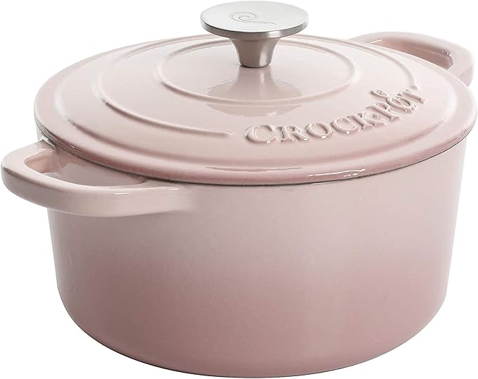 Crock-Pot Artisan Round Enameled Cast Iron Dutch Oven, Pistachio Green - Image 2