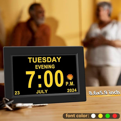 CAZOKASI 8inch Extra Large Impaired Vision Digital Alarm Clock - Image 6