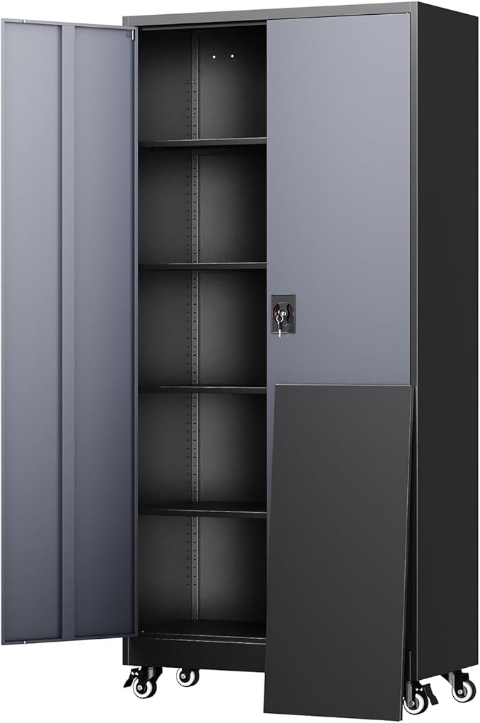 Yizosh Metal Garage Storage Cabinet by Yizosh
