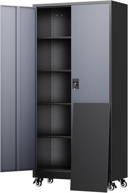 Yizosh Metal Garage Storage Cabinet by Yizosh