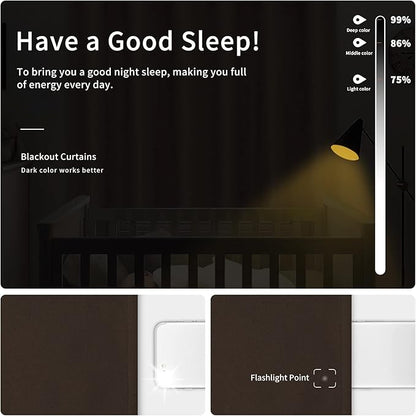 Easy-Going Blackout Curtains for Bedroom, Solid Thermal Insulated Grommet and - Image 2