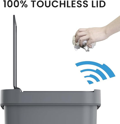 iTouchless Prime 13.2 Gallon Sensor Trash Can, Slim and Space-Saving, Durable - Image 2