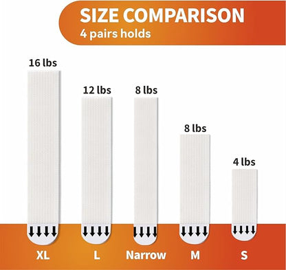 JELLYSUB 28-Pairs Large Picture Hanging Strips Heavy Duty, Removable Hook and - Image 2