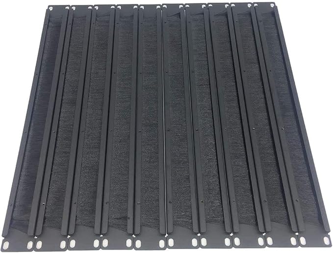 QiaoYoubang 10 Pack 1U Horizontal Rack Mount Cable Management Panel - Image 7