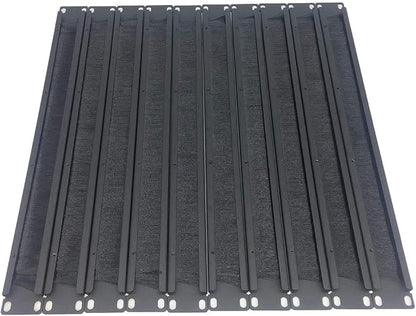 QiaoYoubang 10 Pack 1U Horizontal Rack Mount Cable Management Panel - Image 7