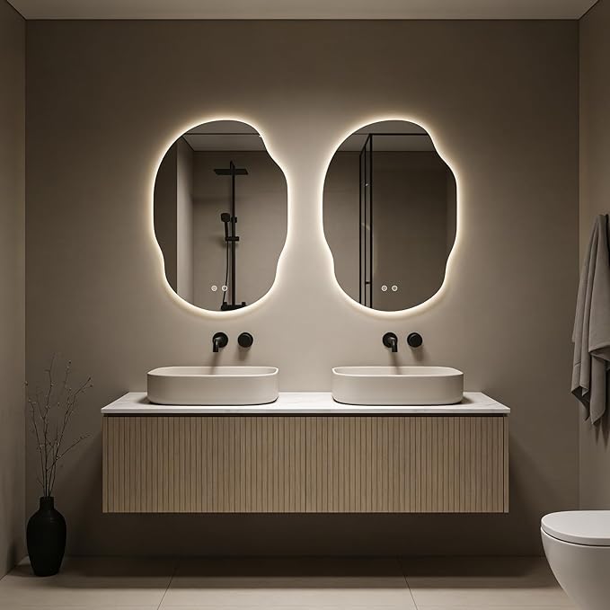Asymmetrical Bathroom Mirror - Image 4