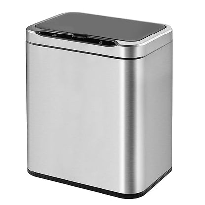 ELPHECO Stainless Steel Office Trash Can Motion Sensor Garbage Can Touchless by ELPHECOUSA