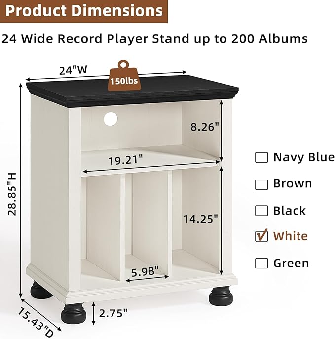 Joaxswe Record Player Stand - Image 2