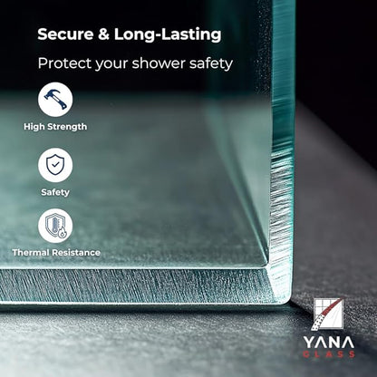 Fixed Glass Shower Panel for Bathroom - Image 9