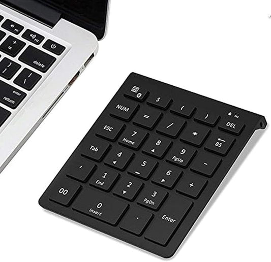 Lekvey Bluetooth Number Pad for Laptop, Wireless Numeric keypad, 28 Keys Numpad by Lekvey