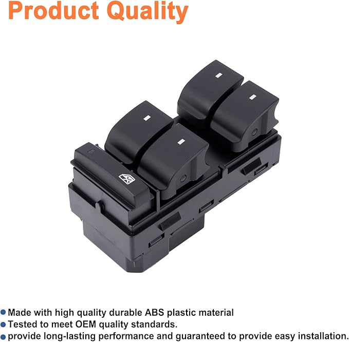 Power Window Control & Front Driver Side Mirror Switch & Door Lock Switch - Image 5