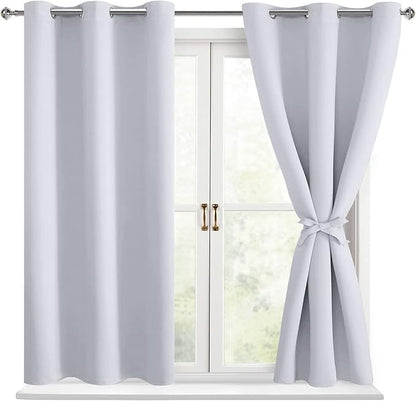Hiasan Short Blackout Curtains for Bedroom by Hiasan