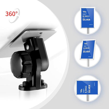YIYO Sign Stand Poster Stand，adjustable heavy duty pedestal Sign Holder Floor - Image 4