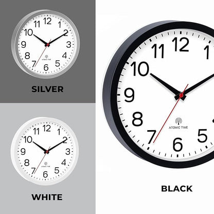 AKCISOT Atomic 10 Inch Wall Clock Analog Clocks - Image 3