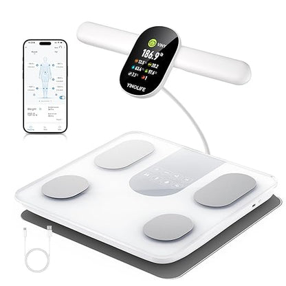 YINOLIFE Smart Scale for Body Weight, 8 Electrode Bathroom Scale for Weight Fat by YINOLIFE
