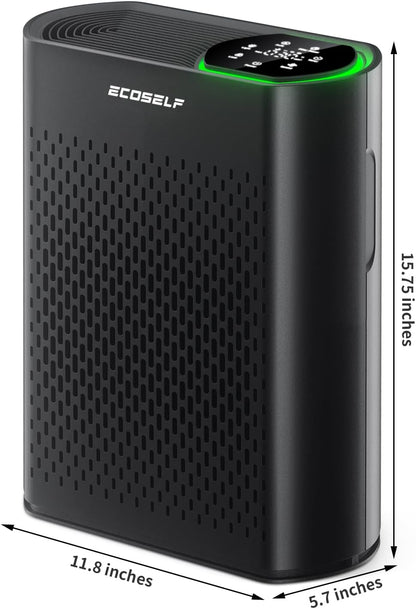 air purifier for large room, cleans 2,400 ft², view 9
