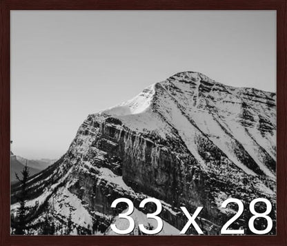 Frame It Easy 33 x 28 Merlot Wood Frame by FrameItEasy