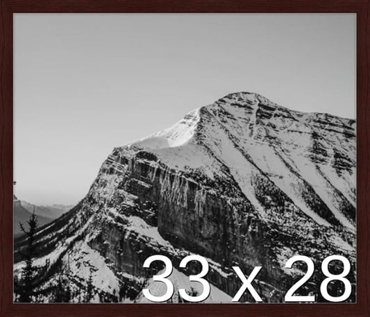 Frame It Easy 33 x 28 Merlot Wood Frame by FrameItEasy
