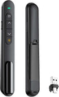 QUI Presentation Clicker for PowerPoint, RF 2.4GHz USB C Wireless Presenter by QUI