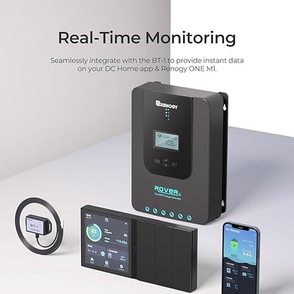 Renogy Solar Charge Controller Rover 20A 12V24V Auto DC Input MPPT Charge - Image 2