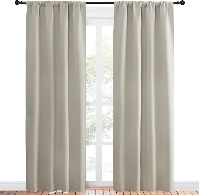 NICETOWN Blackout Curtains for Living Curtains, Room Darkening Window Curtain - Image 2