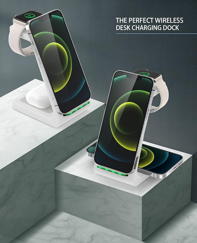 3 in 1 Wireless Charging Station, 2026 Upgraded Fast Desk Charger Station - Image 7