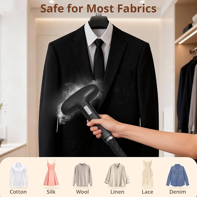 LAKALA Garment Steamer for Clothes, 30-Second Instant Heat-Up, 2.5L Water Tanks - Image 7