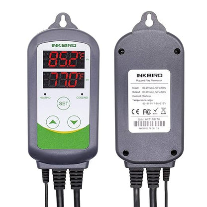 Inkbird ITC-308 Digital Temperature Controller 2-Stage Outlet Thermostat - Image 2