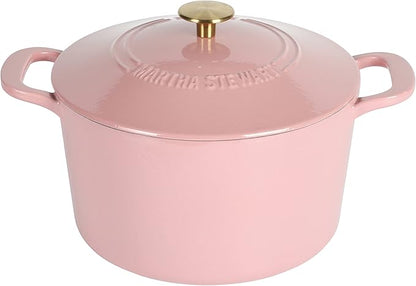 MARTHA STEWART Gatwick 7-Quart Enamel Cast Iron Dutch Oven Pot by MarthaStewart