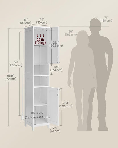 VASAGLE Tall Storage Cabinet - Image 3
