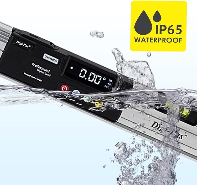DigiPas DWL680PRO WATERPROOF IP65 Digital Electronic Level, BRIGHT LED display - Image 2