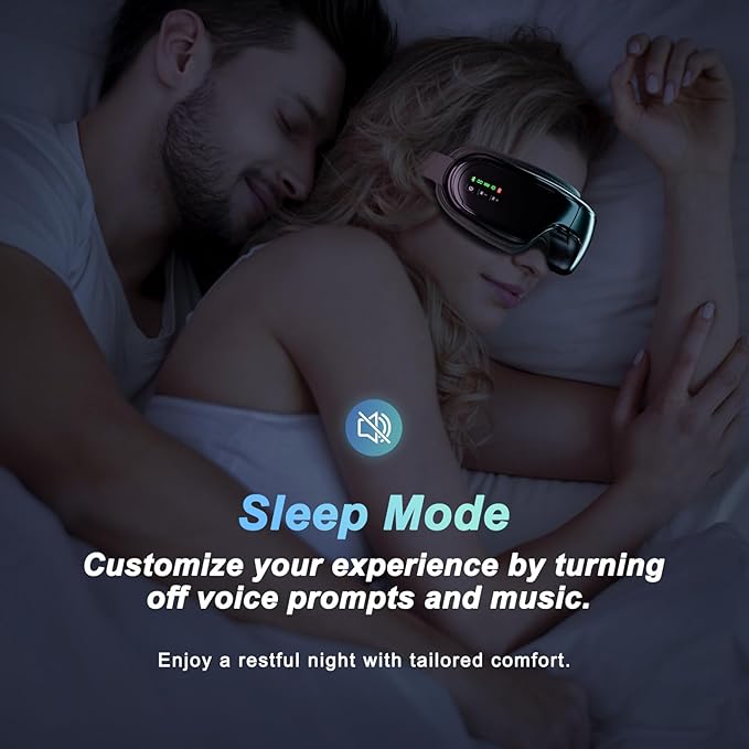 Eye Massager with Heat, Heated Eye Mask, Compression Massage, Eye Massager - Image 7
