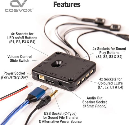COSVOX Cosplay Sound Effects Module. DIY Audio MP3 Sound Chip - Image 5