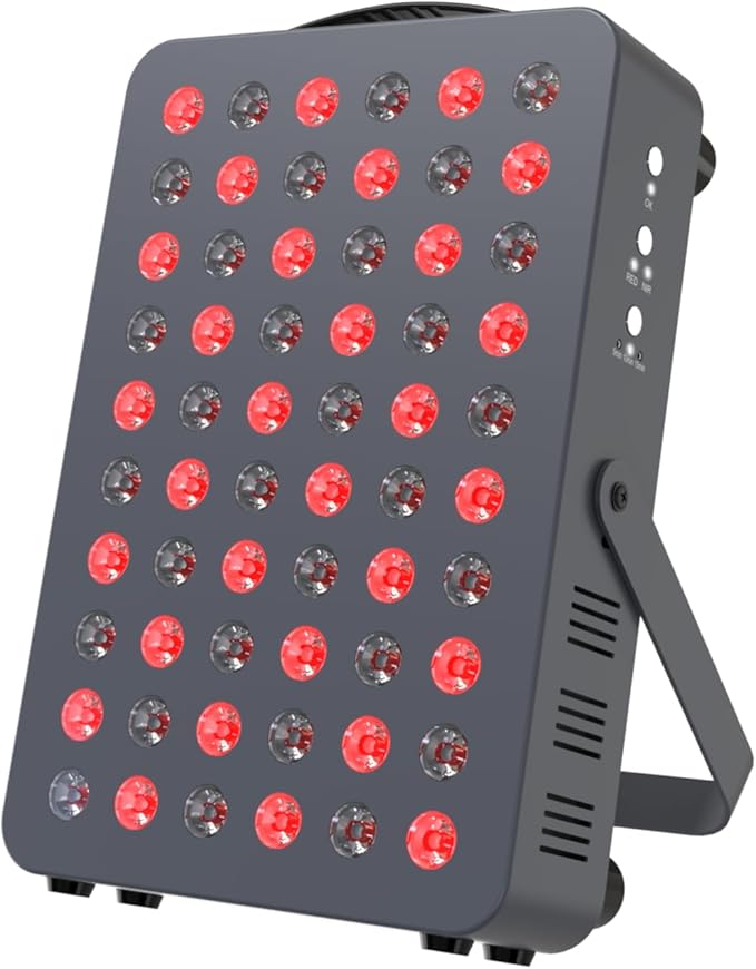 Hooga Red Light Therapy Panel for Face and Body, 60 High-Efficiency Low-Level by Hooga