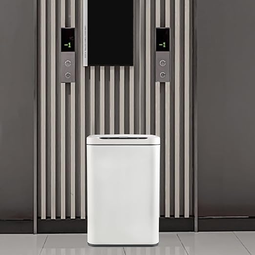 ELPHECO Stainless Steel Office Trash Can Motion Sensor Garbage Can Touchless - Image 5